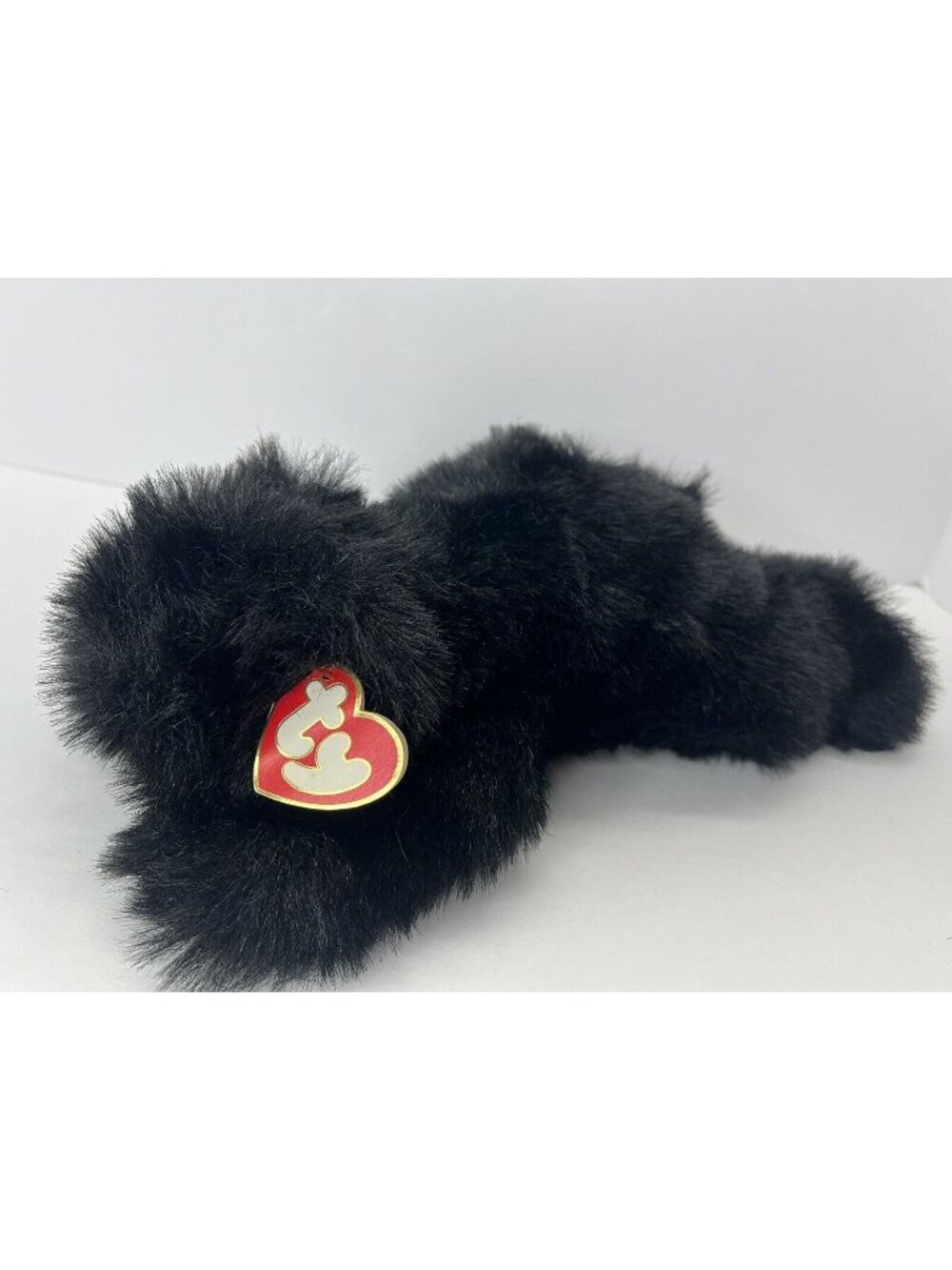 1996 Ty Classics Baby Paws Black Teddy Bear Plush 12" Stuffed Toy Lovey